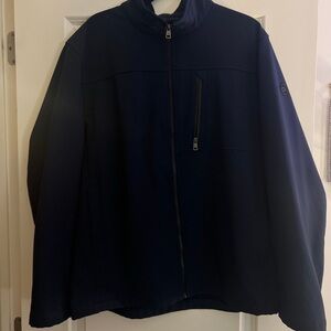 Calvin Klein navy Blue Full-Zip Jacket